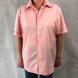 Rosso Milano Italy Modern-Fit Button-Up Shirt